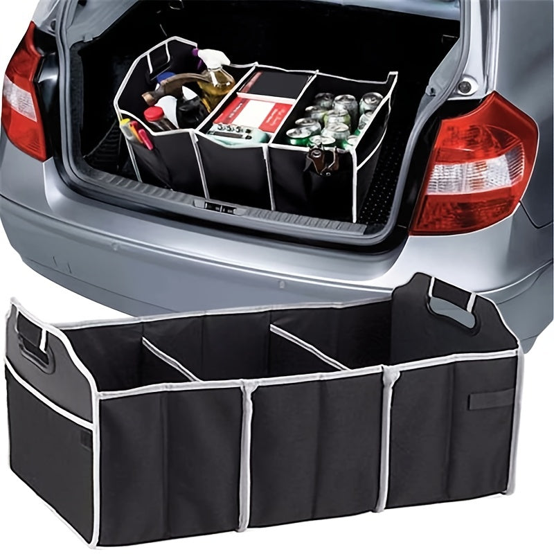 Sac de rangement pour coffre de voiture – Boîte de rangement noire pliable