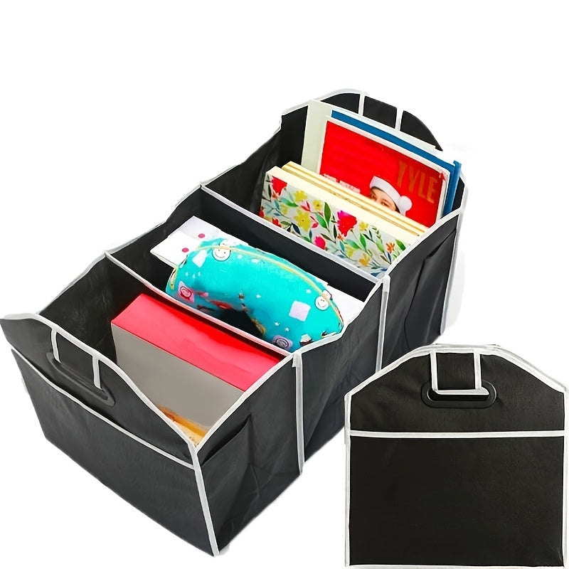 Sac de rangement pour coffre de voiture – Boîte de rangement noire pliable