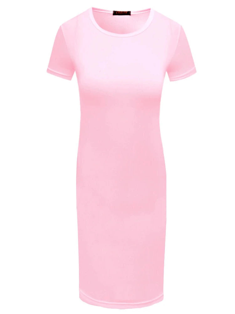 👗 Robe Crayon Femme – Élégante & Sexy, Manches Courtes ou Longues