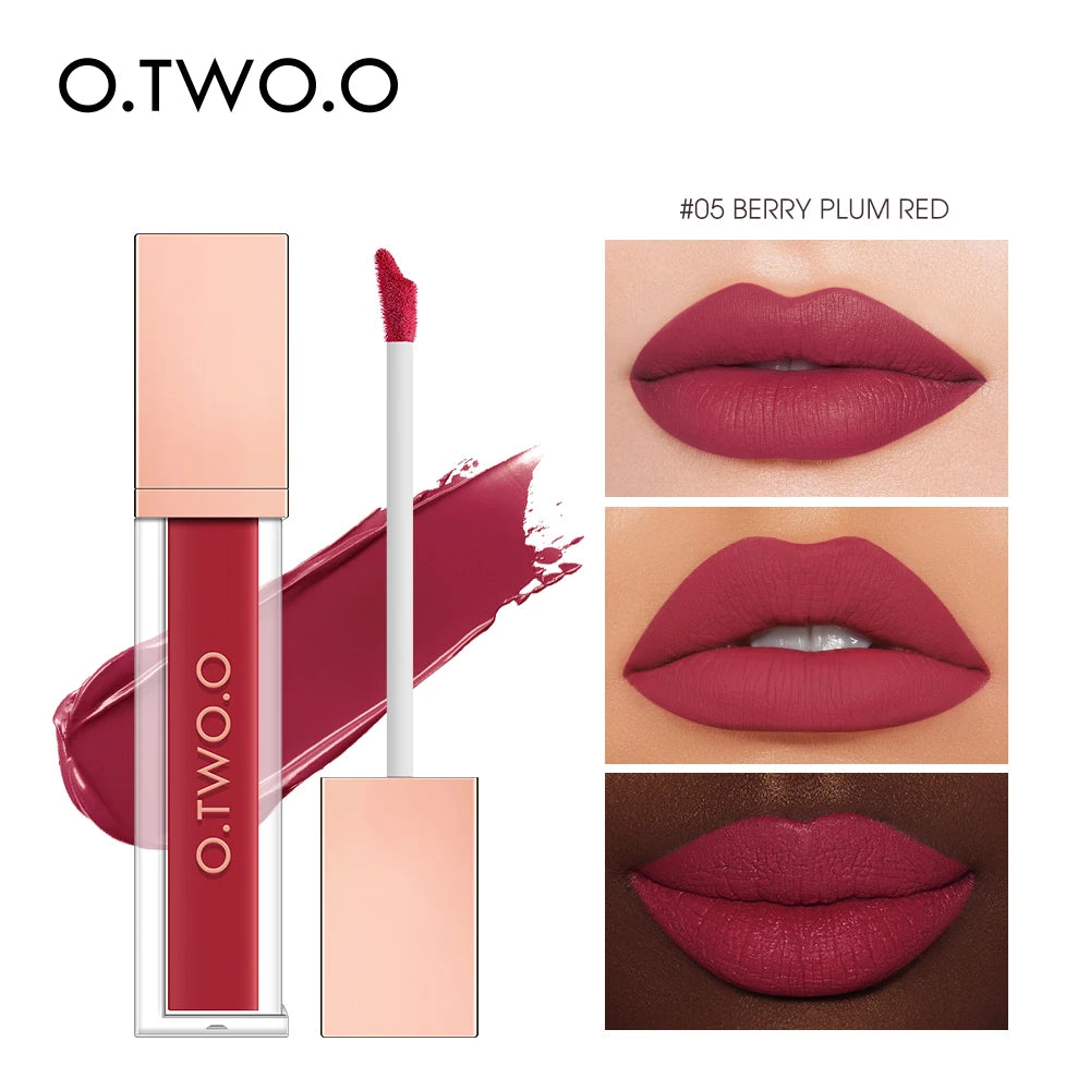 O.TW O.O-Rouge à lèvres sans transfert — effet lèvres parfaites toute la journée (mange, bois, embrasse 💋)