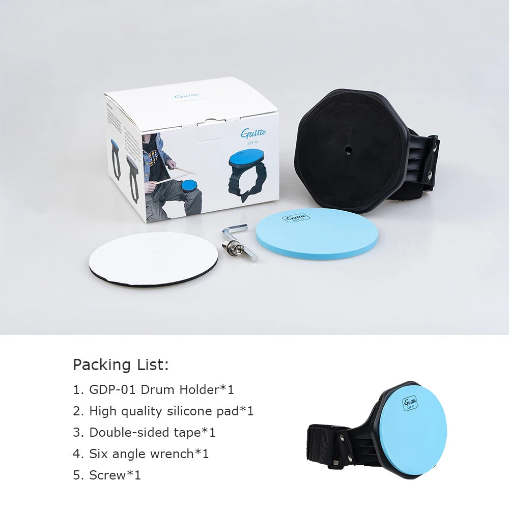 🥁 JOYO GDP-01 – Pad d’entraînement pour batterie 5" (série Guitto)