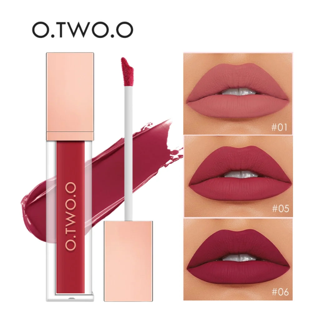 O.TW O.O-Rouge à lèvres sans transfert — effet lèvres parfaites toute la journée (mange, bois, embrasse 💋)