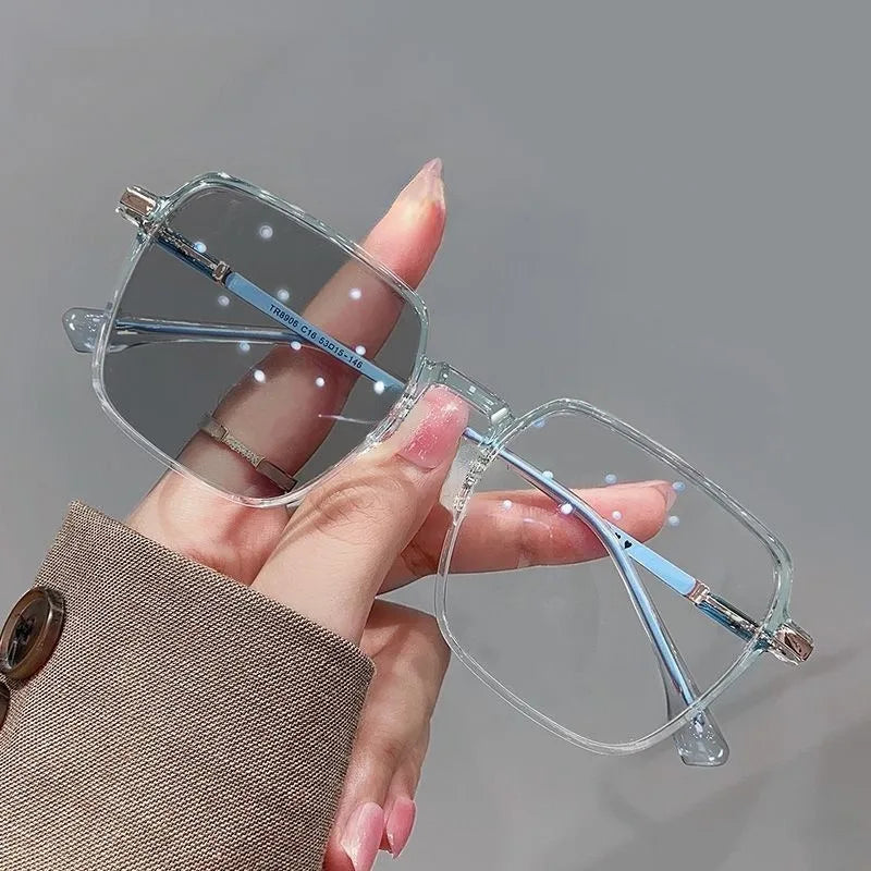 Lunettes anti-rayonnement photochromiques – Monture métal pour femme et homme