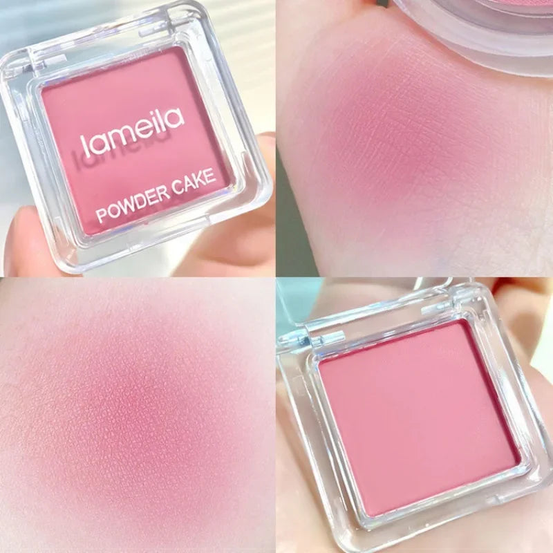 Fard à joues naturel mat pour le visage – Teinte éclaircissante, imperméable