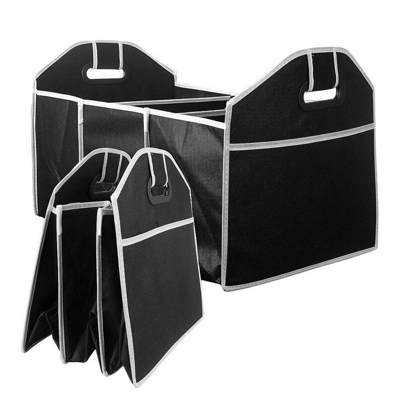 Sac de rangement pour coffre de voiture – Boîte de rangement noire pliable
