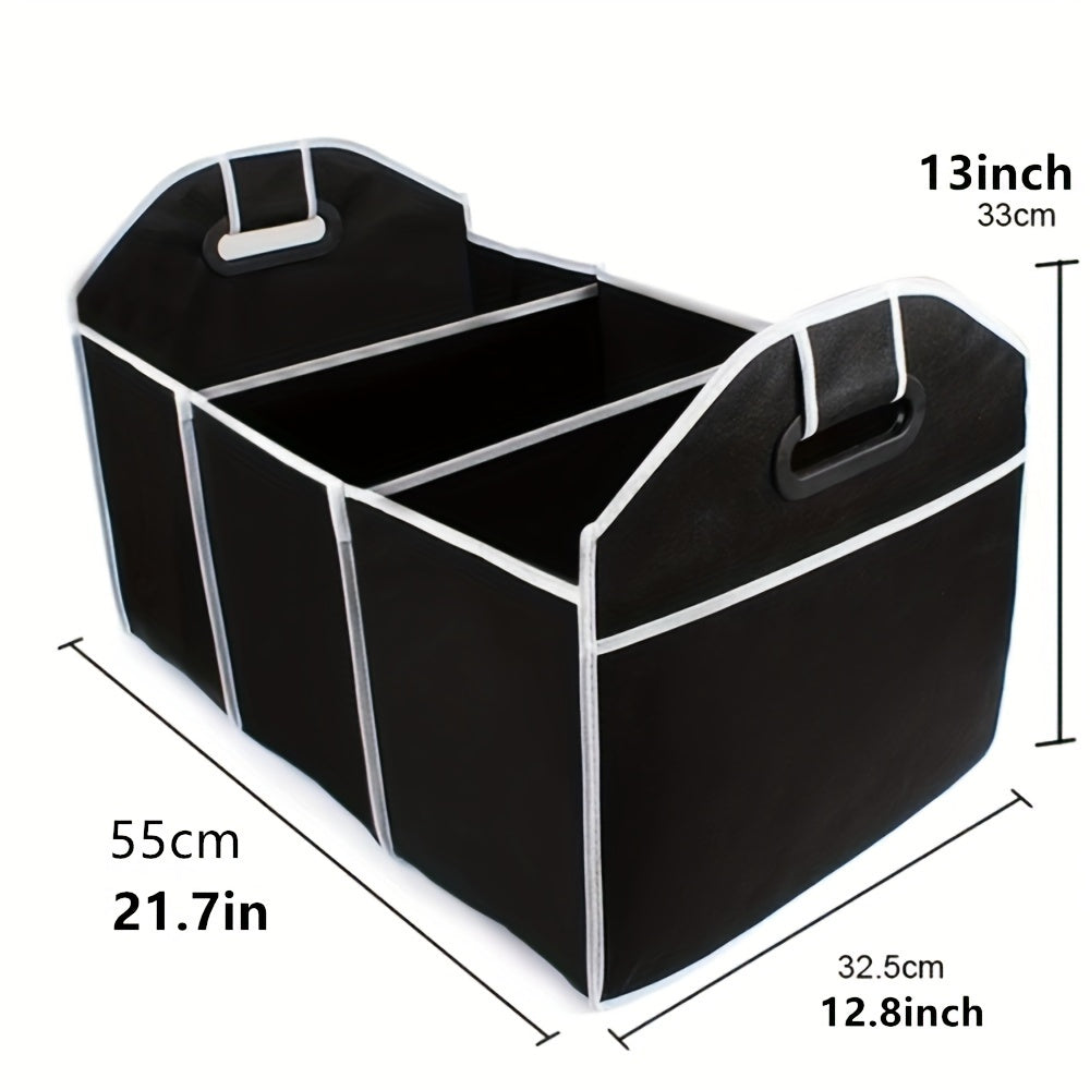 Sac de rangement pour coffre de voiture – Boîte de rangement noire pliable